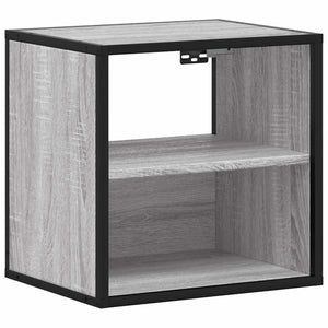 Επίτοιχα κομοδίνα 2 τεμάχια Γκρι Sonoma 40x31x39,5 cm