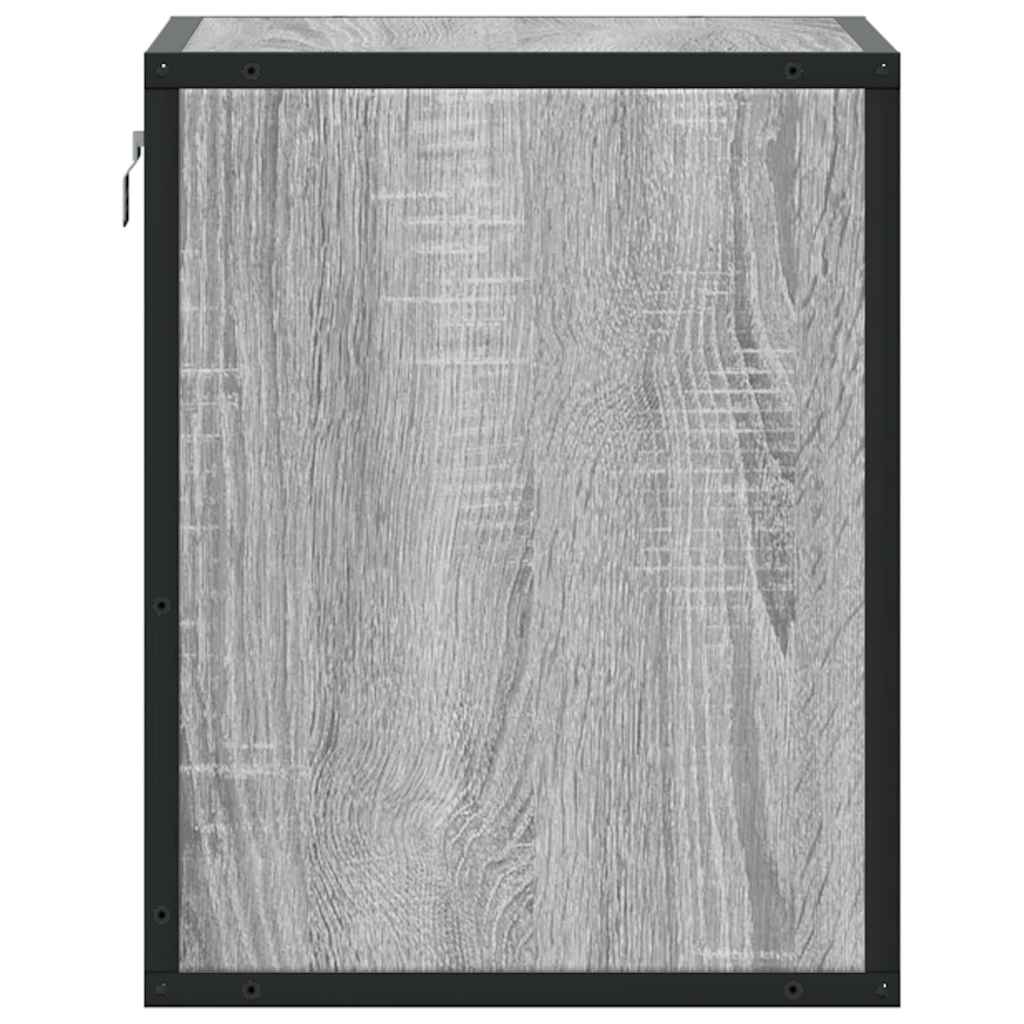 Επίτοιχα κομοδίνα 2 τεμάχια Γκρι Sonoma 40x31x39,5 cm