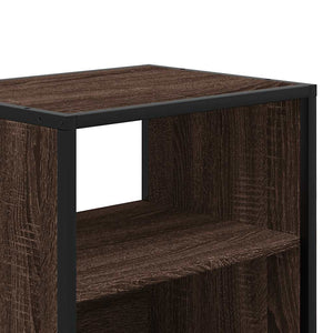 Επίτοιχα κομοδίνα 2 τεμάχια καφέ δρυς 40x31x39,5 cm - Pakobazaar