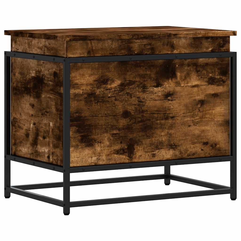 Κουτί αποθήκευσης  με καπάκι καπνιστή βελανιδιά