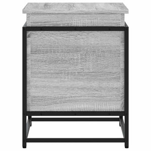 Κουτί Αποθήκευσης με Γκρι Sonoma 60x40x51,5 εκ. Επεξ. Ξύλο