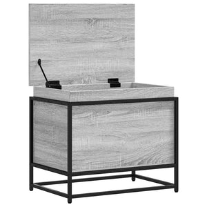 Κουτί Αποθήκευσης με Γκρι Sonoma 60x40x51,5 εκ. Επεξ. Ξύλο