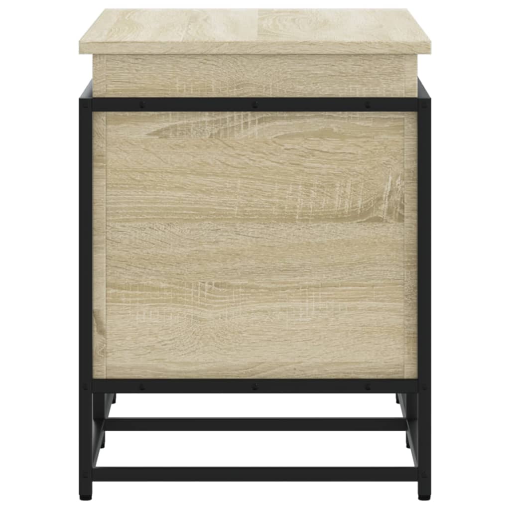 Κουτί Αποθήκευσης με Sonoma Δρυς 80x40x51,5 εκ. Επεξ. Ξύλο