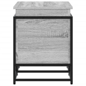 Κουτί Αποθήκευσης με Γκρι Sonoma 80x40x51,5 εκ. Επεξ. Ξύλο