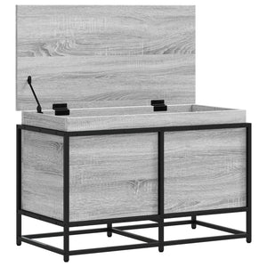 Κουτί Αποθήκευσης με Γκρι Sonoma 80x40x51,5 εκ. Επεξ. Ξύλο