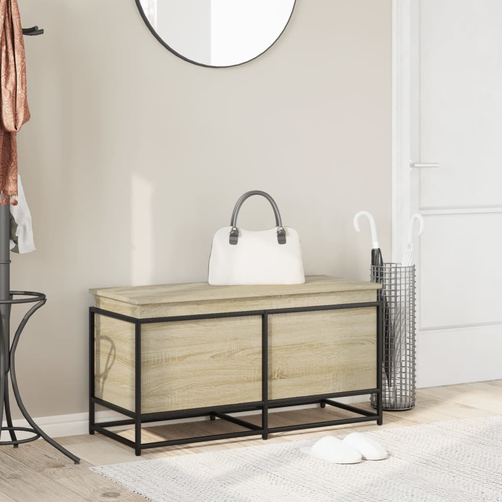 Κουτί Αποθήκευσης με Sonoma Δρυς 100x40x51,5 εκ. Επεξ. Ξύλο