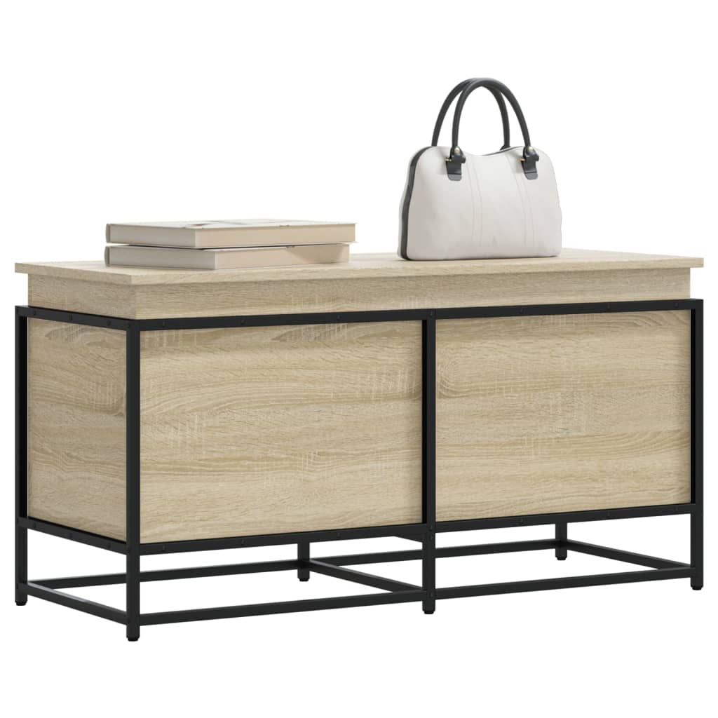 Κουτί Αποθήκευσης με Sonoma Δρυς 100x40x51,5 εκ. Επεξ. Ξύλο