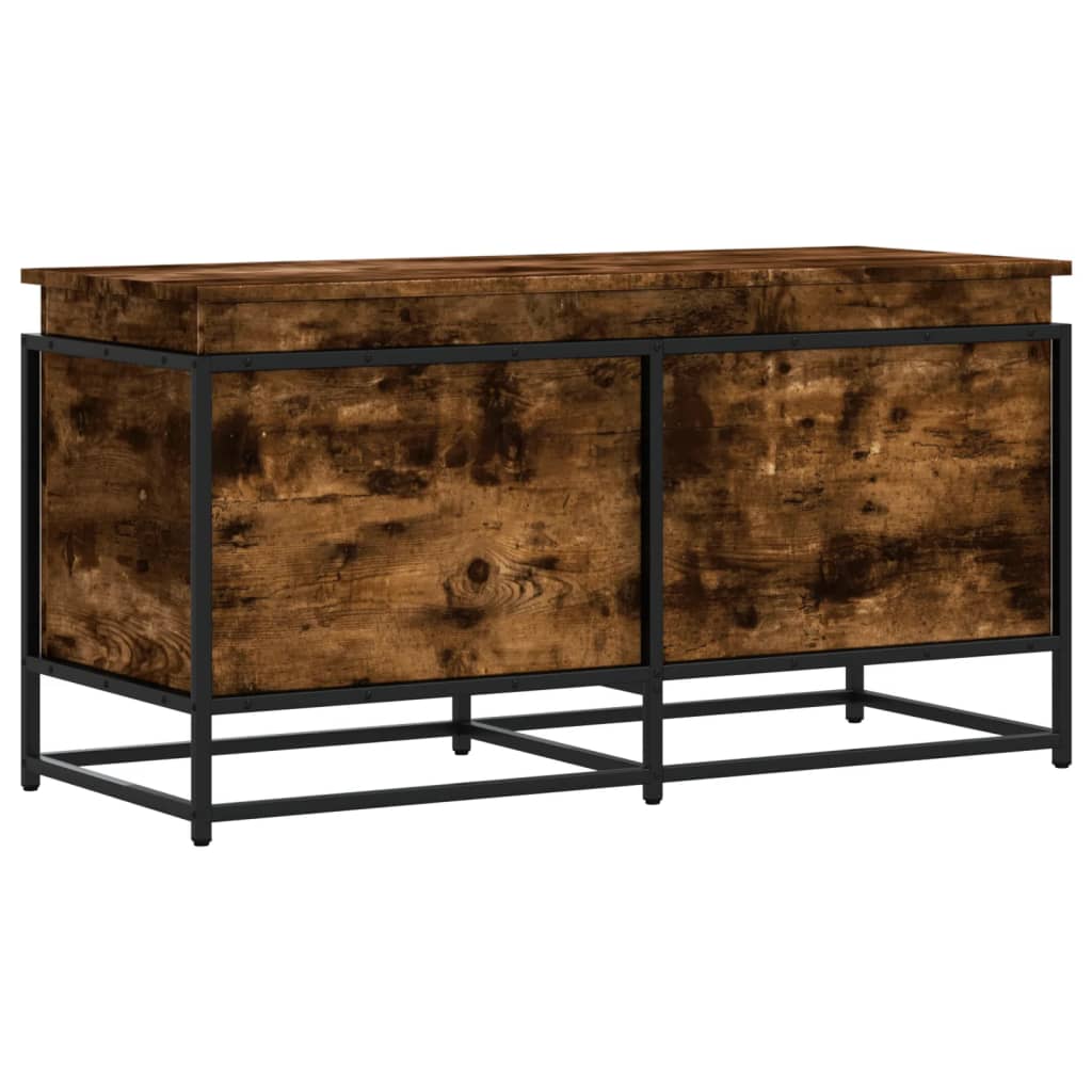 Κουτί Αποθήκευσης με Καπάκι Δρυς 100x40x51,5 εκ. Επεξ. Ξύλο - Pakobazaar