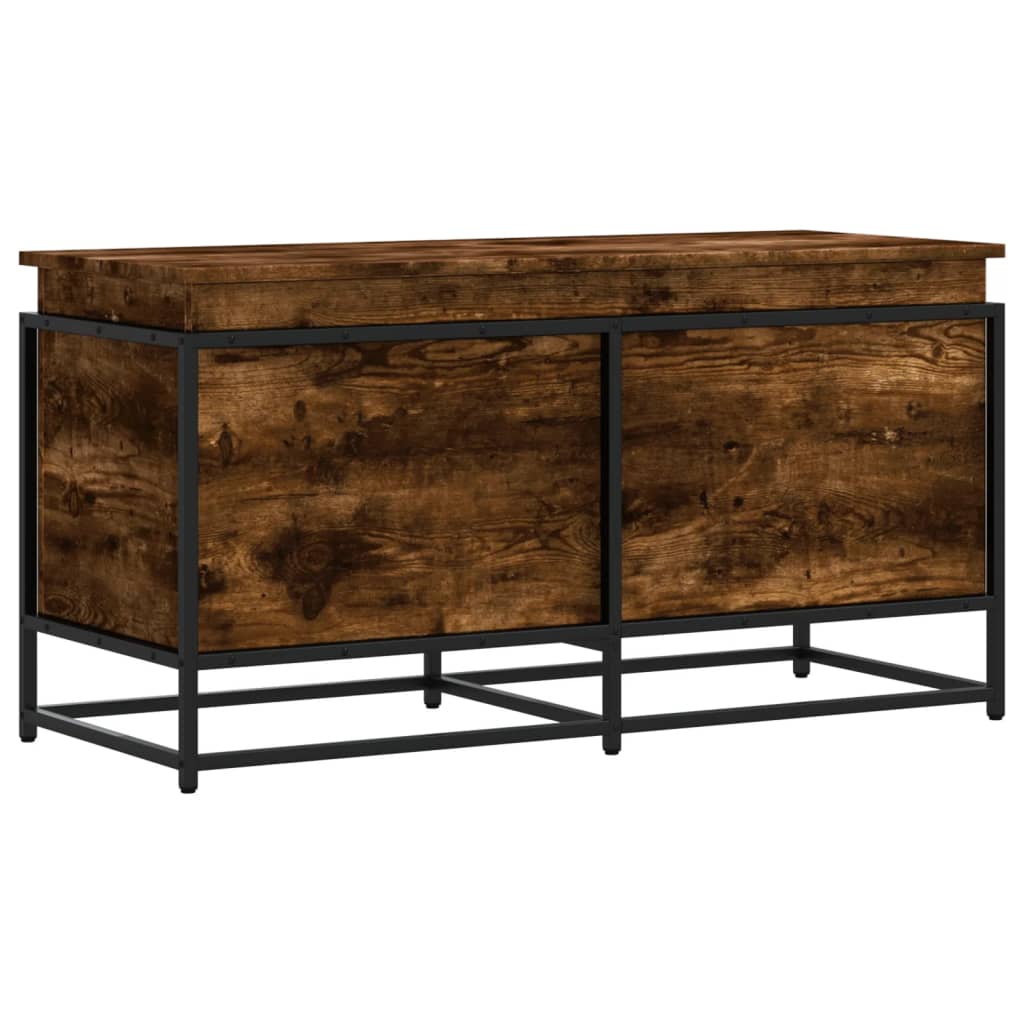 Κουτί Αποθήκευσης με Καπάκι Δρυς 100x40x51,5 εκ. Επεξ. Ξύλο - Pakobazaar