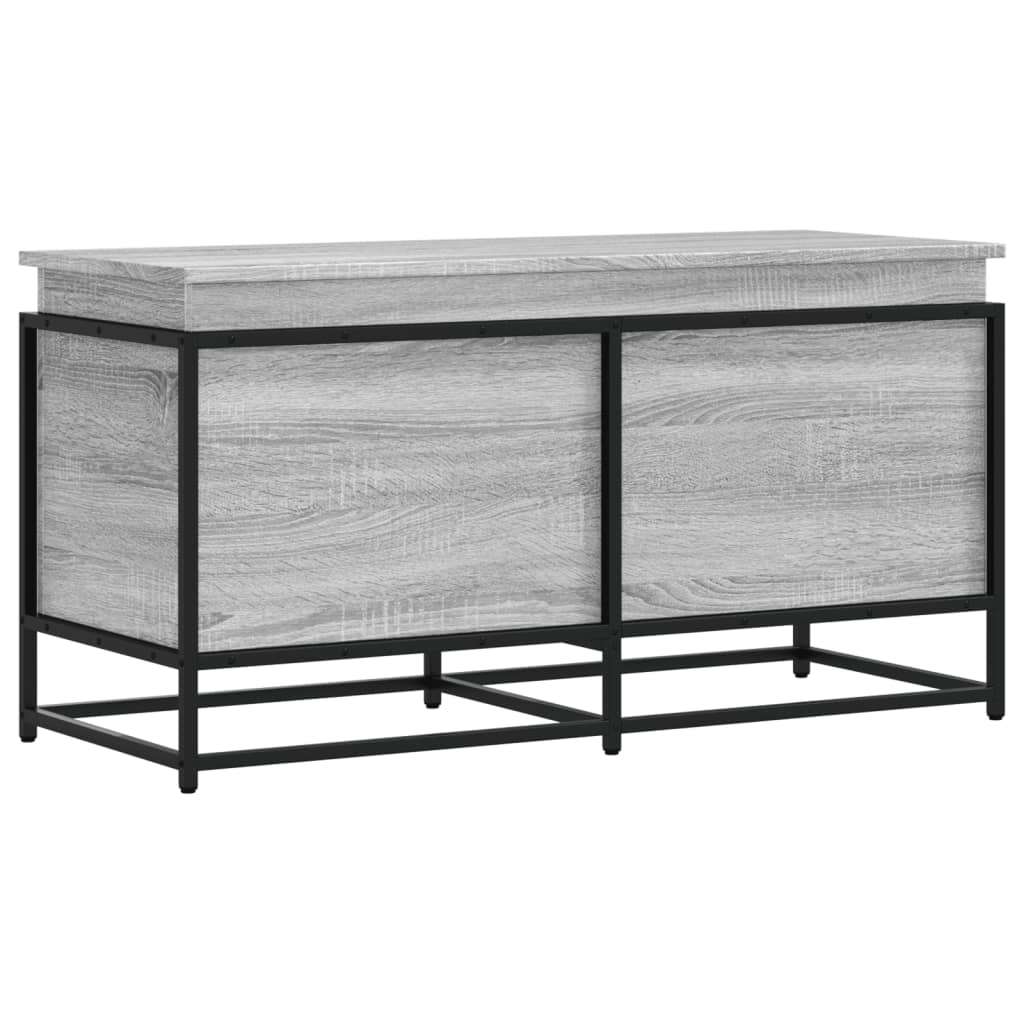 Κουτί Αποθήκευσης με Γκρι Sonoma 100x40x51,5 εκ. Επεξ. Ξύλο