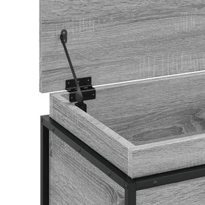 Κουτί Αποθήκευσης με Γκρι Sonoma 100x40x51,5 εκ. Επεξ. Ξύλο