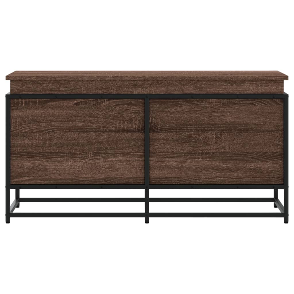 Κουτί Αποθήκευσης με Καφέ Δρυς 100x40x51,5 εκ. Επεξ. Ξύλο