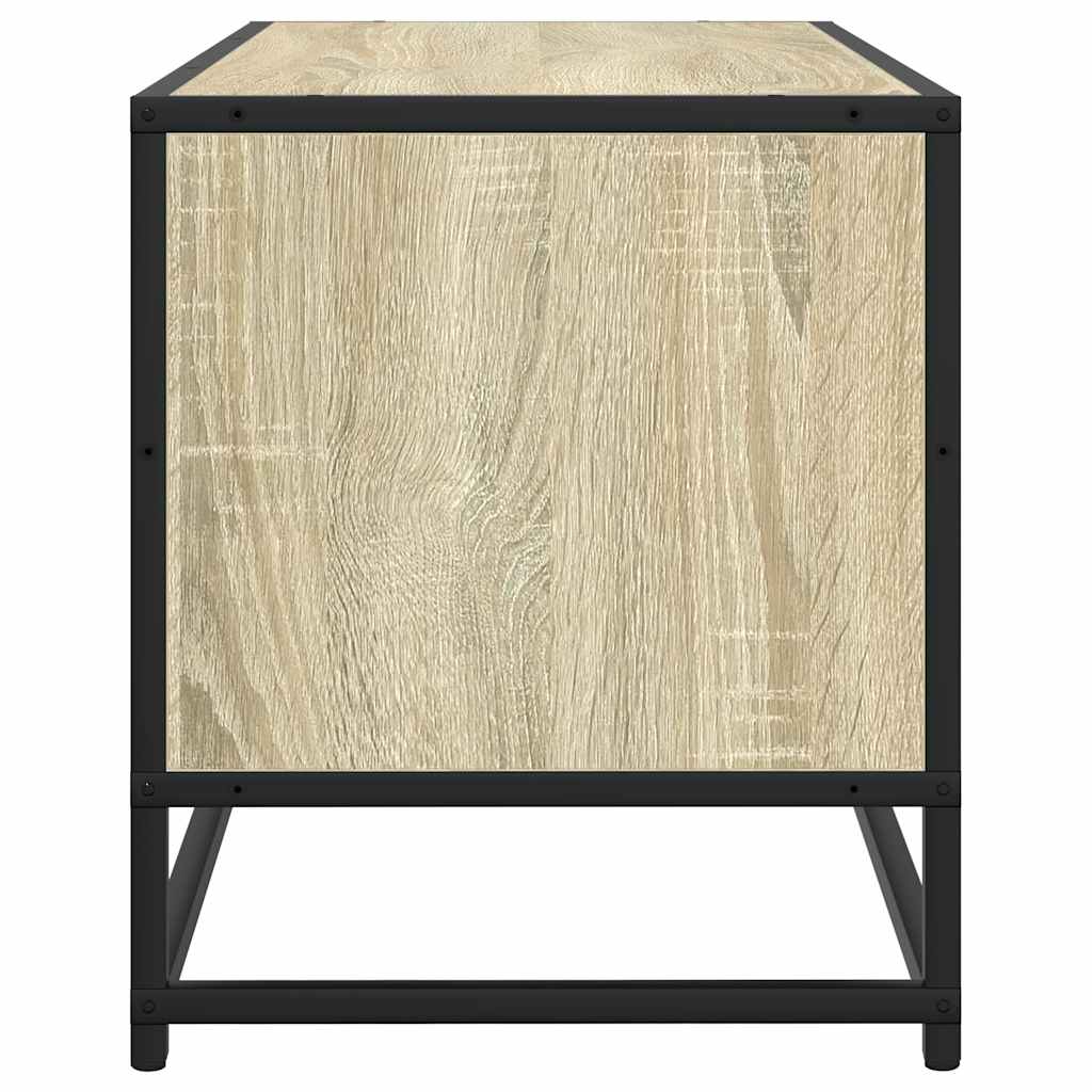 Έπιπλο Τηλεόρασης Sonoma Δρυς 100x34,5x40 εκ Επεξ. Ξύλο/Μέταλλο
