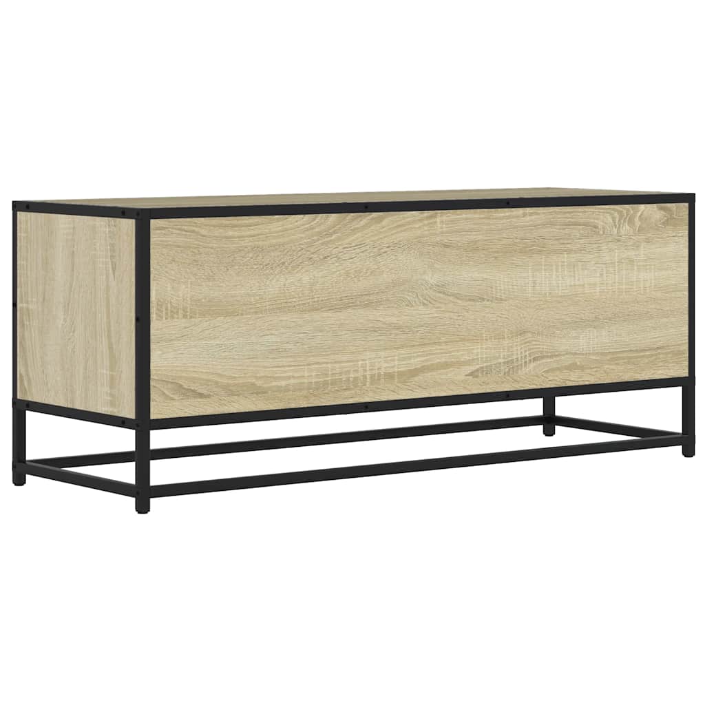 Έπιπλο Τηλεόρασης Sonoma Δρυς 100x34,5x40 εκ Επεξ. Ξύλο/Μέταλλο