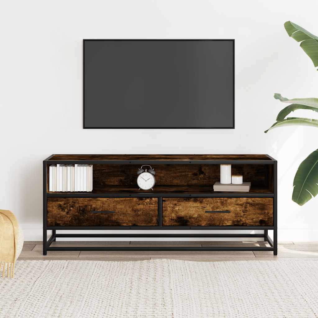 ντουλάπι τηλεόρασης  Καπνιστή δρυς 100x34,5x40 cm - Pakobazaar