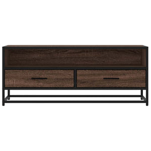 Ντουλάπι τηλεόρασης καφέ δρυς 100x34,5x40 cm