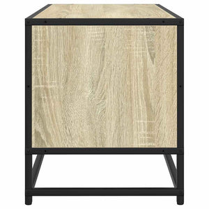 Έπιπλο Τηλεόρασης Sonoma Δρυς 80x34,5x40εκ Επεξ. Ξύλο/Μέταλλο