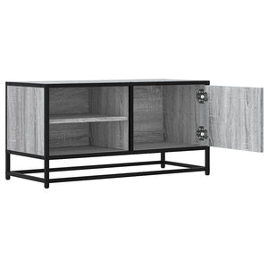 Έπιπλο Τηλεόρασης Γκρι Sonoma 80x34,5x40 εκ. Επεξ. Ξύλο