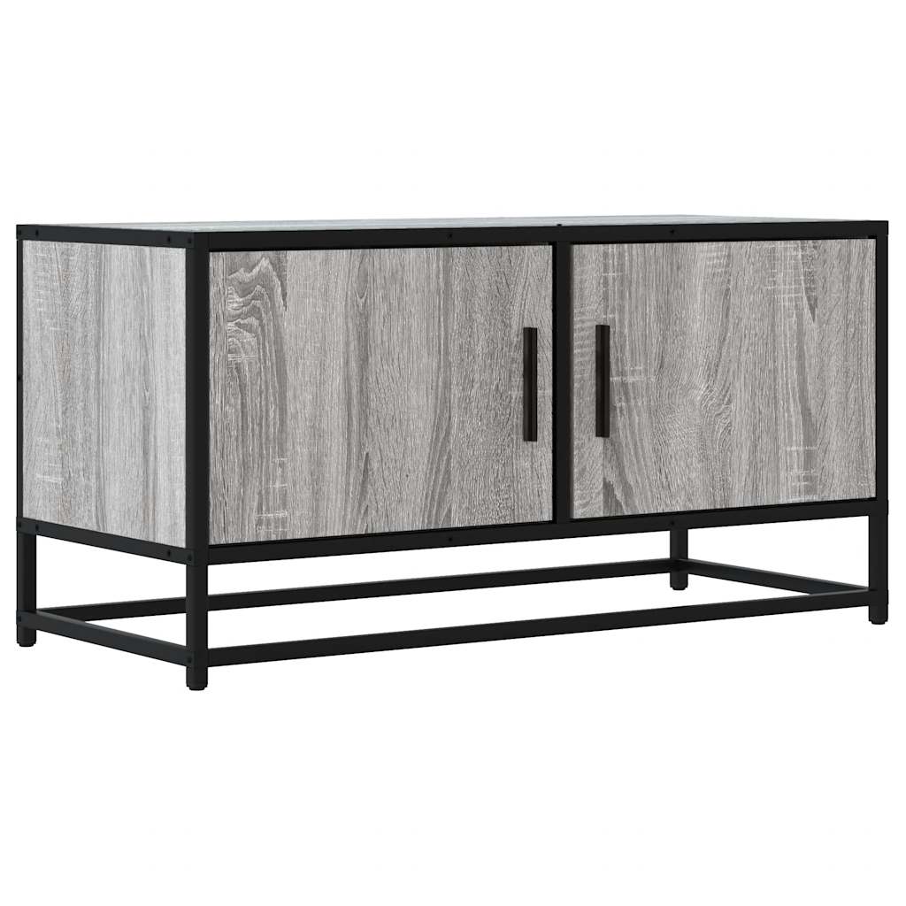 Έπιπλο Τηλεόρασης Γκρι Sonoma 80x34,5x40 εκ. Επεξ. Ξύλο