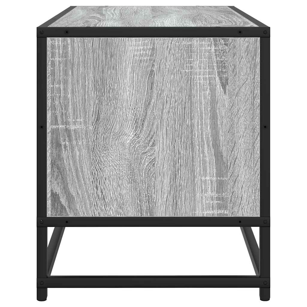 Έπιπλο Τηλεόρασης Γκρι Sonoma 80x34,5x40 εκ. Επεξ. Ξύλο