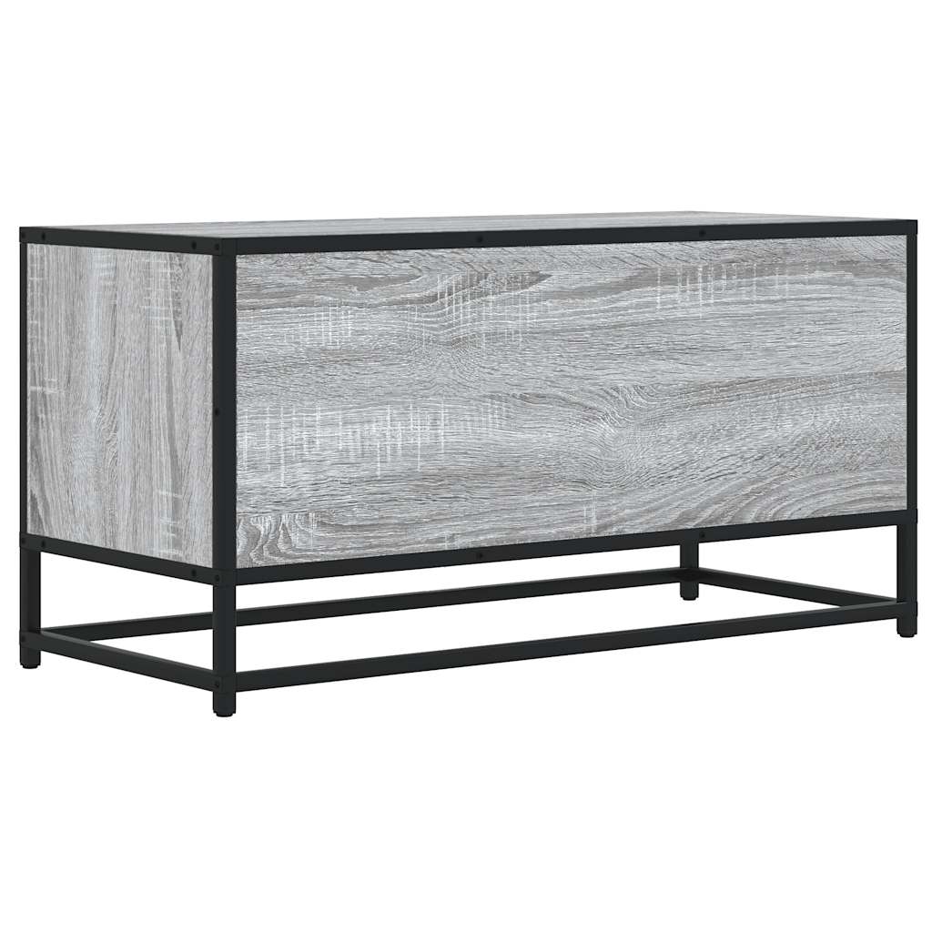 Έπιπλο Τηλεόρασης Γκρι Sonoma 80x34,5x40 εκ. Επεξ. Ξύλο