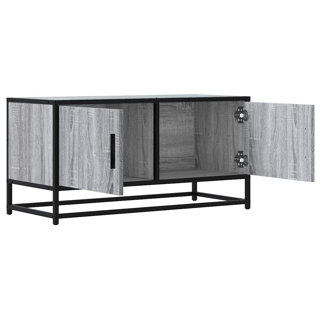 Έπιπλο Τηλεόρασης Γκρι Sonoma 80x34,5x40 εκ. Επεξ. Ξύλο
