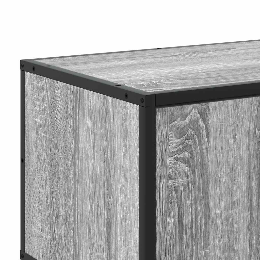 Έπιπλο Τηλεόρασης Γκρι Sonoma 80x34,5x40 εκ. Επεξ. Ξύλο