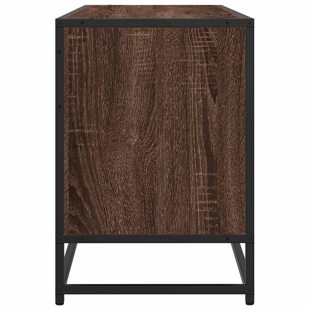 Ντουλάπι τηλεόρασης καφέ δρυς 100x35x50 cm