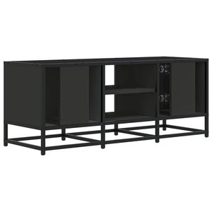 Έπιπλο Τηλεόρασης Μαύρο 100x35x41 εκ. Επεξεργ. Ξύλο / Μέταλλο - Pakobazaar