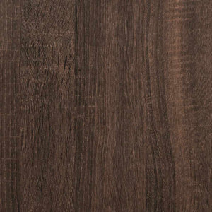 Έπιπλο Τηλεόρασης Καφέ Δρυς 120x35x41 εκ Επεξ. Ξύλο/Μέταλλο