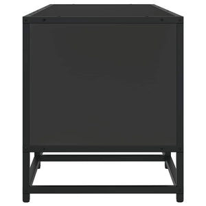 Έπιπλο Τηλεόρασης Μαύρο 160x35x41 εκ. Επεξεργ. Ξύλο / Μέταλλο