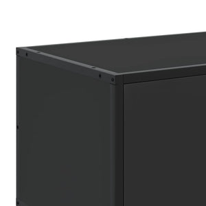 Έπιπλο Τηλεόρασης Μαύρο 150x35x41 εκ. Επεξεργ. Ξύλο / Μέταλλο