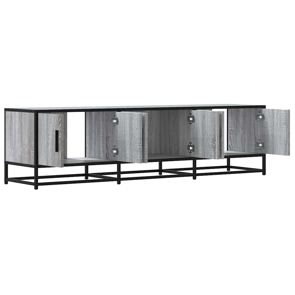 Έπιπλο Τηλεόρασης Γκρι Sonoma 150x35x41 εκ. Επεξ. Ξύλο