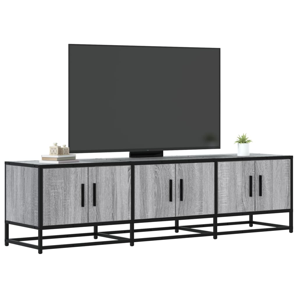 Έπιπλο Τηλεόρασης Γκρι Sonoma 150x35x41 εκ. Επεξ. Ξύλο