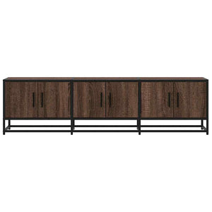 Έπιπλο Τηλεόρασης Καφέ Δρυς 150x35x41 εκ Επεξ. Ξύλο/Μέταλλο