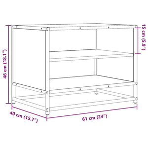 Έπιπλο Τηλεόρασης Sonoma Δρυς 61x40x46 εκ. Επεξ. Ξύλο