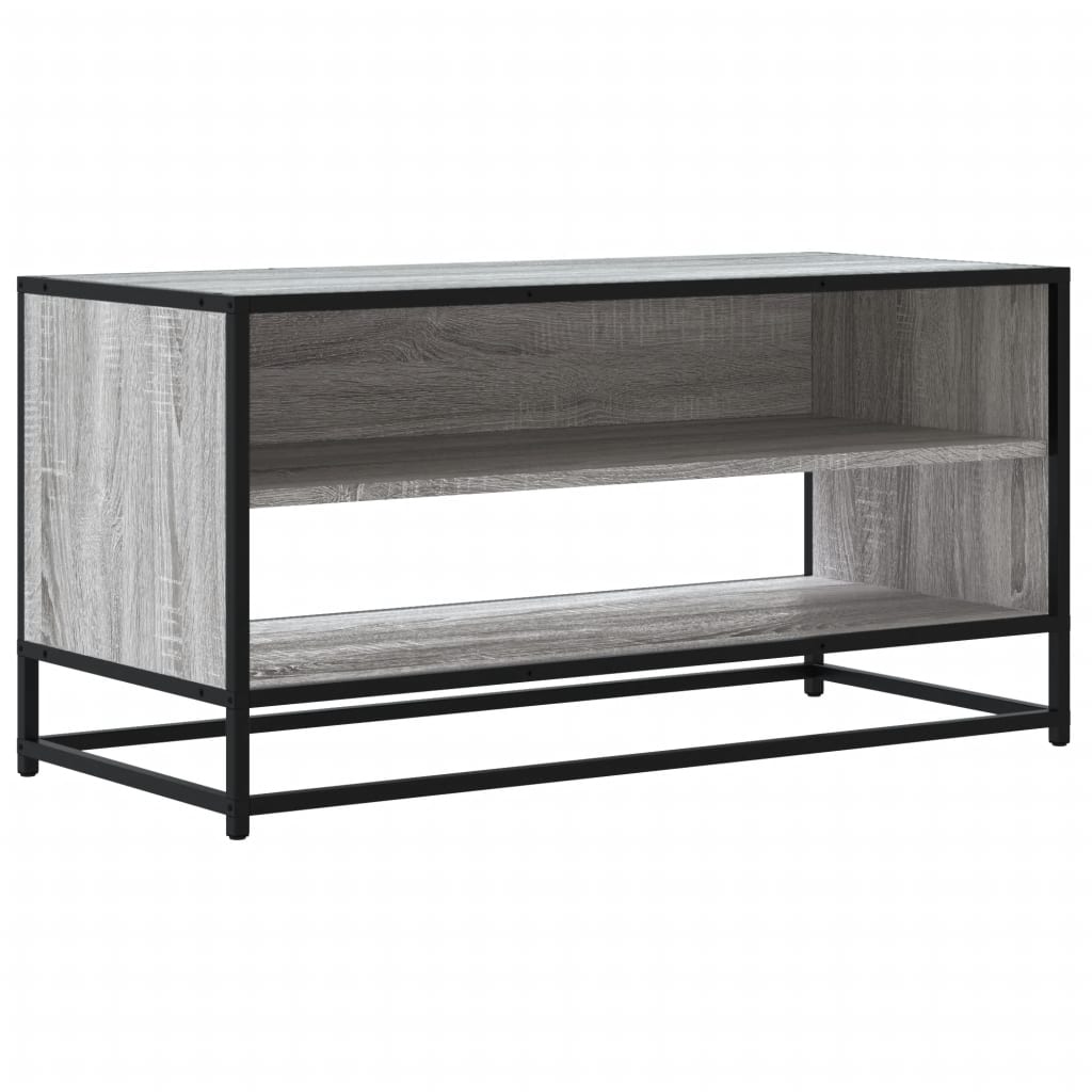 Έπιπλο Τηλεόρασης Γκρι Sonoma 91x40x46 εκ. Επεξ. Ξύλο - Pakobazaar
