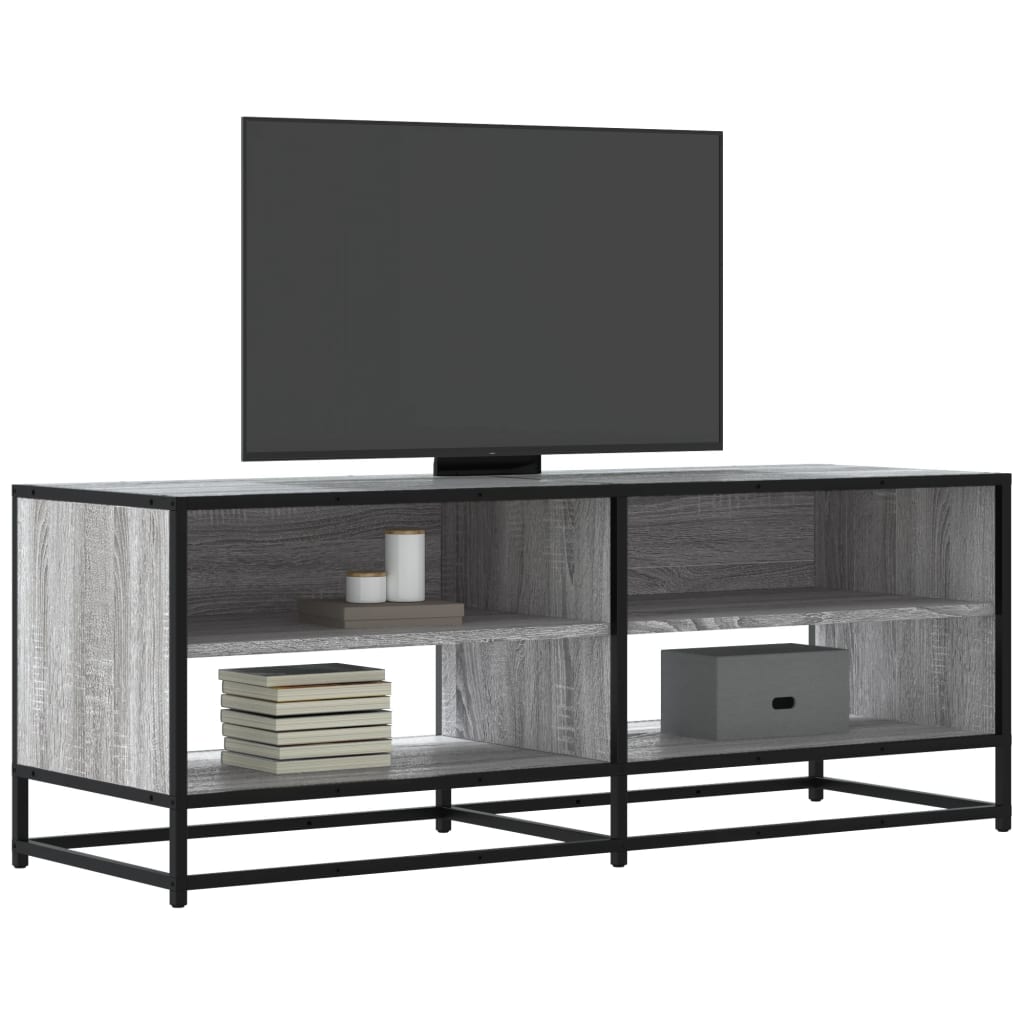 Έπιπλο Τηλεόρασης Γκρι Sonoma 120,5x40x46 εκ. Επεξ. Ξύλο