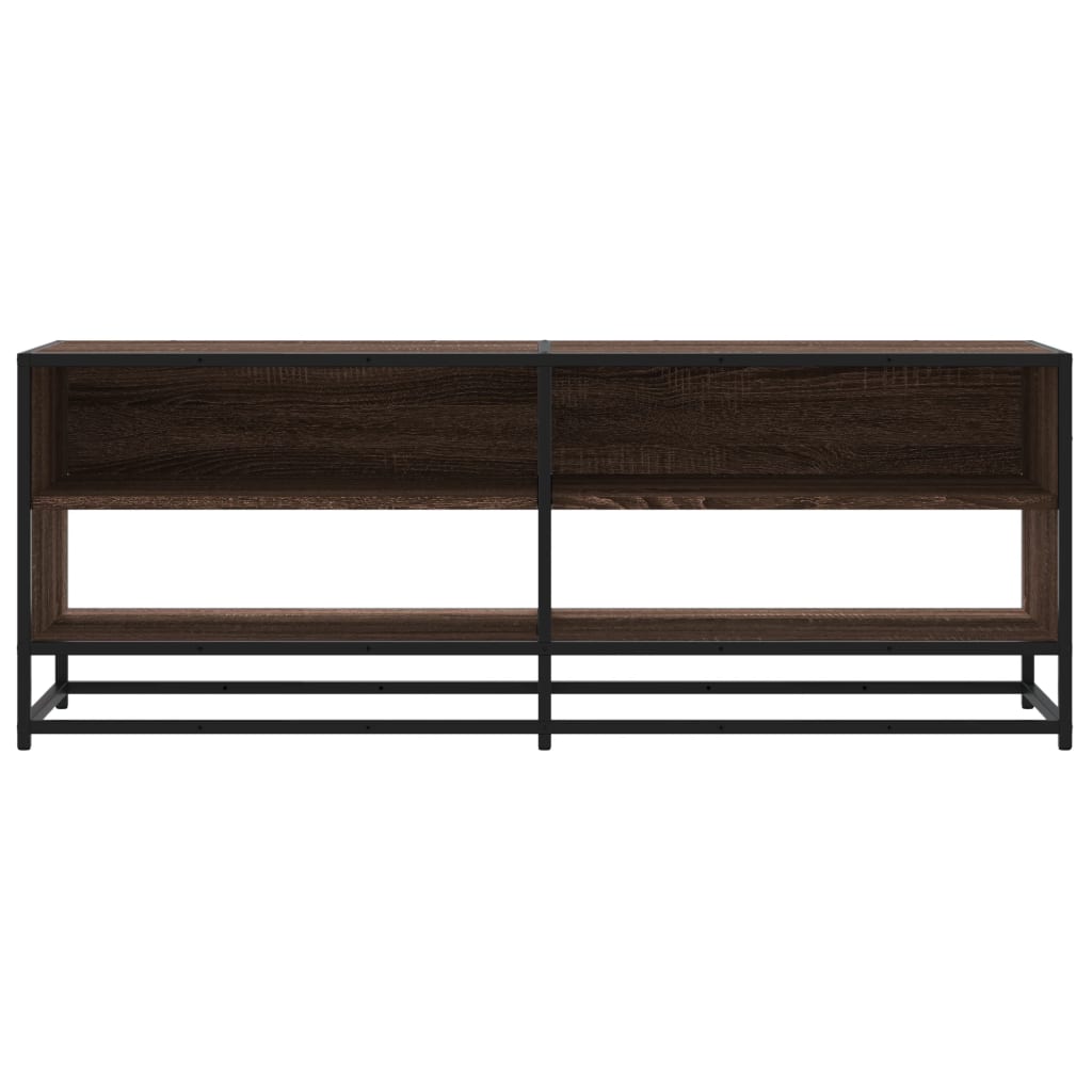 Έπιπλο Τηλεόρασης Καφέ Δρυς 120,5x40x46 εκ. Επεξεργασμένο Ξύλο - Pakobazaar