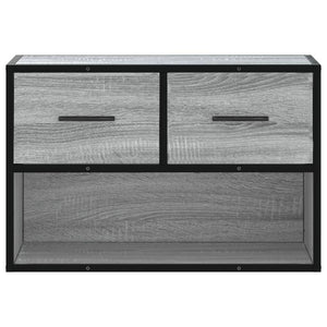 Έπιπλο Τηλεόρασης Γκρι Sonoma 60x31x39,5 εκ. Επεξ.Ξύλο/Μέταλλο