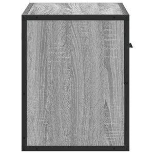 Έπιπλο Τηλεόρασης Γκρι Sonoma 60x31x39,5 εκ. Επεξ.Ξύλο/Μέταλλο