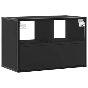 Έπιπλο Τηλεόρασης Μαύρο 60x31x39,5 εκ. Επεξεργ. Ξύλο / Μέταλλο