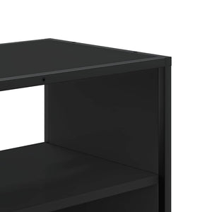 Έπιπλο Τηλεόρασης Μαύρο 60x31x39,5 εκ. Επεξεργ. Ξύλο / Μέταλλο