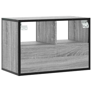 Έπιπλο Τηλεόρασης Γκρι Sonoma 60x31x39,5 εκ. Επεξ.Ξύλο/Μέταλλο - Pakobazaar
