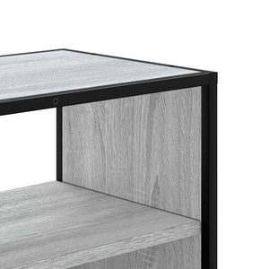 Έπιπλο Τηλεόρασης Γκρι Sonoma 60x31x39,5 εκ. Επεξ.Ξύλο/Μέταλλο - Pakobazaar