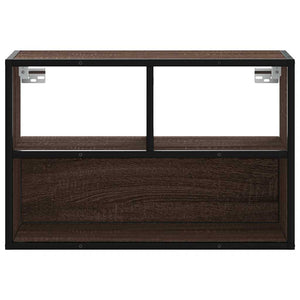 Έπιπλο Τηλεόρασης Καφέ Δρυς 60x31x39,5 εκ. Επεξεργασμένο Ξύλο