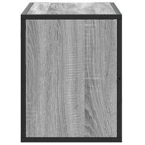 Έπιπλο Τηλεόρασης Γκρι Sonoma 80x31x39,5 εκ. Επεξ.Ξύλο/Μέταλλο