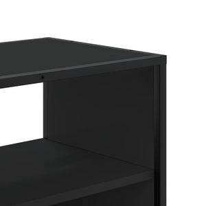 Έπιπλο Τηλεόρασης Μαύρο 100x31x39,5 εκ. Επεξεργ. Ξύλο / Μέταλλο