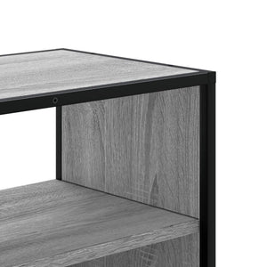 Έπιπλο Τηλεόρασης Γκρι Sonoma 100x31x39,5 εκ. Επεξ.Ξύλο/Μέταλλο