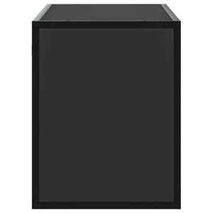 Έπιπλο Τηλεόρασης Μαύρο 100x31x39,5 εκ. Επεξεργ. Ξύλο / Μέταλλο